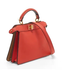 Pre-Owned Fendi Women's Peekaboo Iseeu Leather Satchel