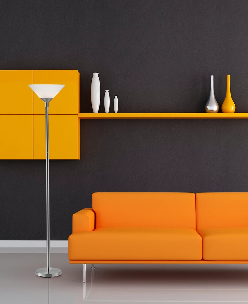 Adesso Aries Torchiere Floor Lamp