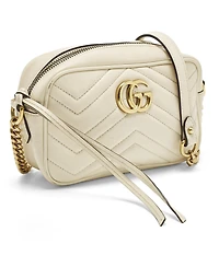 Pre-Owned Gucci Women's Gg Marmont Mini Matelasse Leather Camera Bag