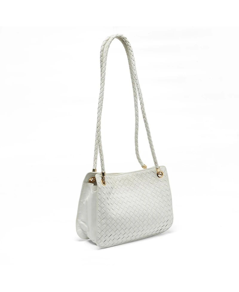 Pre-Owned Bottega Veneta Women's Intrecciato Woven Leather Shoulder Bag