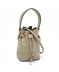 Pre-Owned Fendi Women's Mon Tresor Mini Leather Bucket Bag
