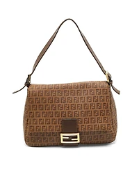 Pre-Owned Fendi Women's Coated Canvas Shoulder Bag