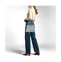 Pre-Owned Fendi Women's Peekaboo ISeeU Small Woven Straw Satchel