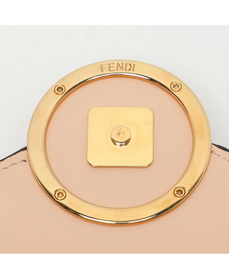 Pre-Owned Fendi Women's Embossed Leather Mini Bag on Chain