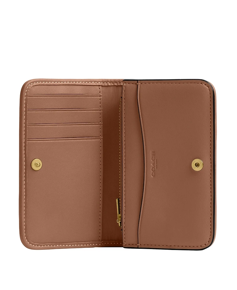 Coach Women's Crystal Signature Jacquard Essential Slim Card Case