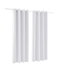 Slickblue Room Darkening Blackout Curtains, 2 Panel Grommet Drapes for Bedroom and Living Room