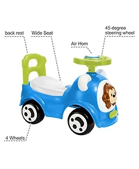 Trimate Push and Ride Racer Anti-Rollover Ride-On, 55 lbs Capacity, Ages 12-24 Months