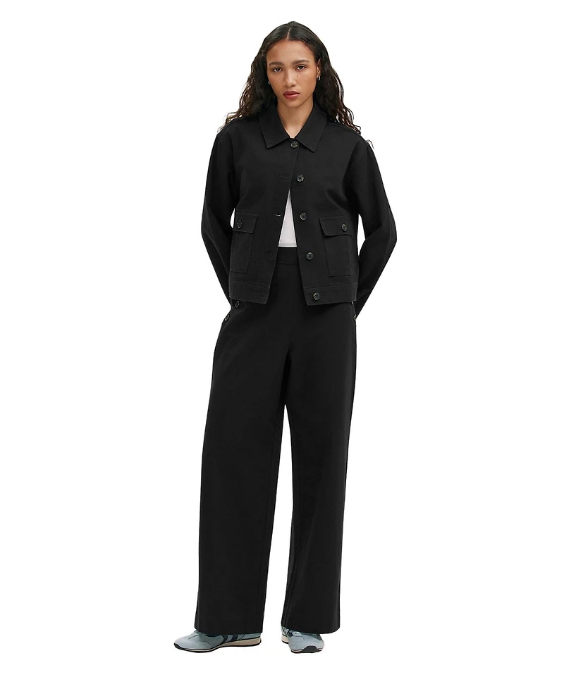 Finery London Women's Kelsie Canvas Button-Front Jacket