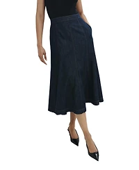 Finery London Women's Dana Denim Midi A-Line Skirt
