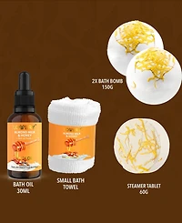 Lovery 10 Piece Almond Milk and Honey Home Spa Body Care Gift