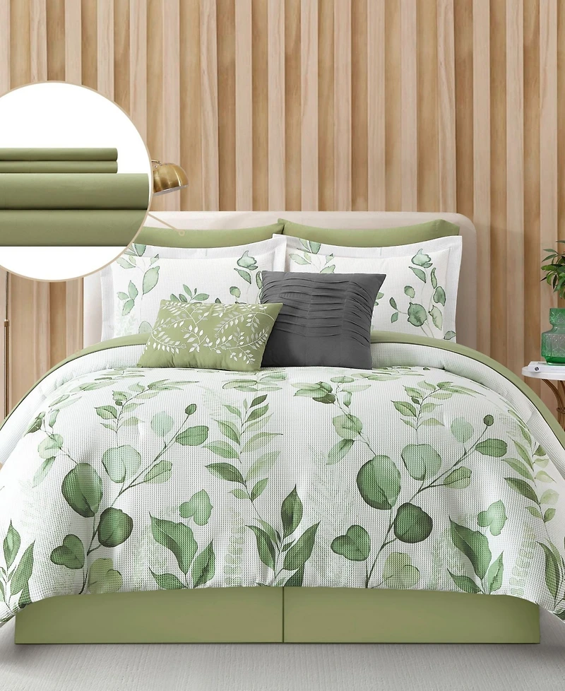 Stratford Park Yamila Leaves 10-Piece Comforter Set