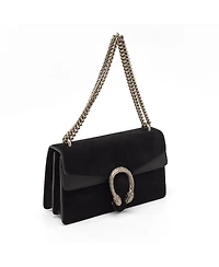 Pre-Owned Gucci women's Bree Gg Canvas and Leather Crossbody Bag
