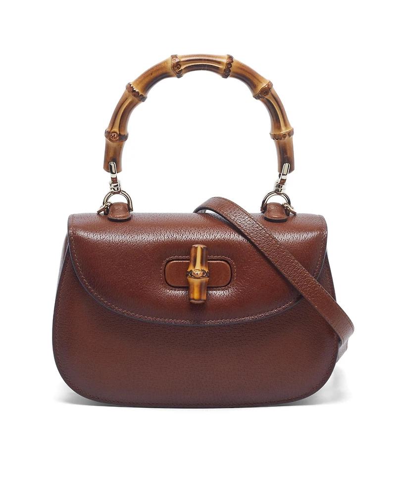 Pre-Owned Gucci women's Bree Gg Canvas and Leather Crossbody Bag