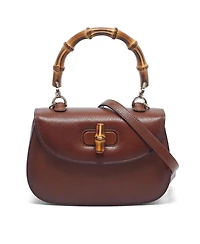 Pre-Owned Gucci women's Bree Gg Canvas and Leather Crossbody Bag