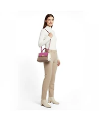 Pre-Owned Salvatore Ferragamo Women's Sofia Small Tricolor Leather Top Handle Bag