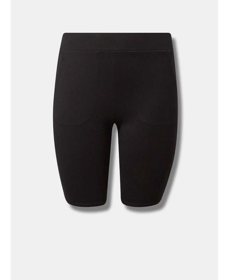 Torrid Plus High-Waisted 4-way Stretch Bike Shorts with Pockets, 11" Inseam