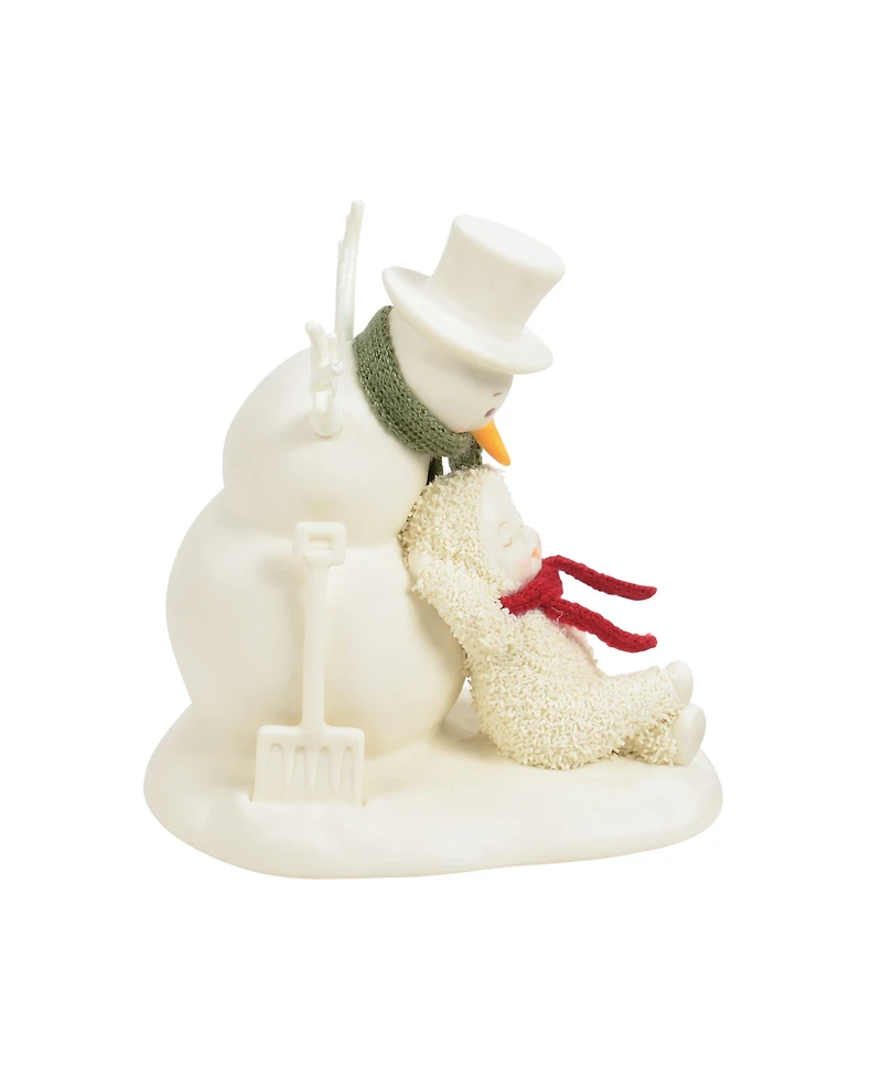 Department 56 Snowbabies Building a Snowman Is Exhausting Figurine