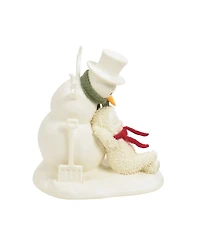 Department 56 Snowbabies Building a Snowman Is Exhausting Figurine