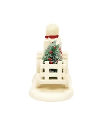 Department 56 Snowbabies Delivering the Tree Figurine
