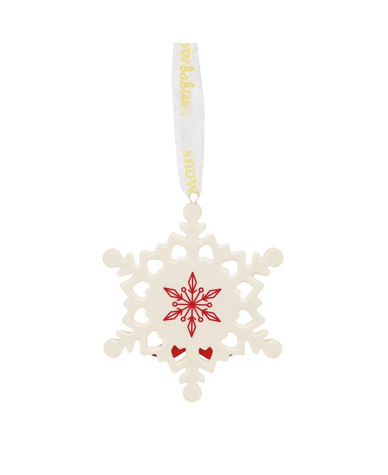 Department 56 Snowbabies Snowflake Kisses Ornament