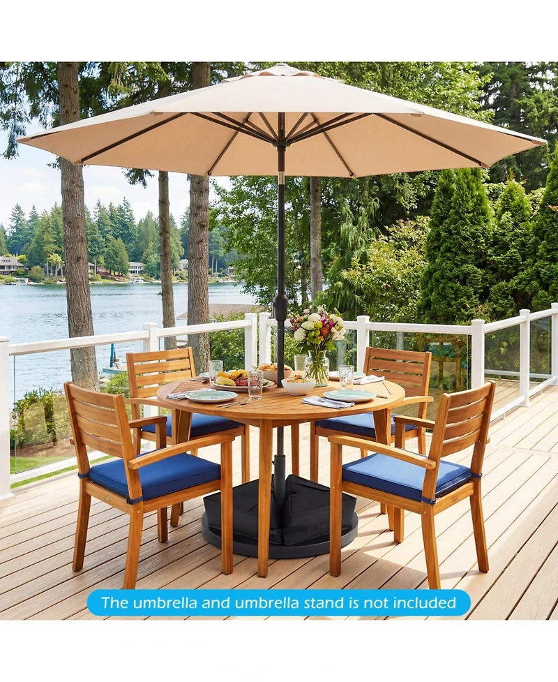Square Umbrella Base Weight, 18.5 in, Weatherproof Sandbag