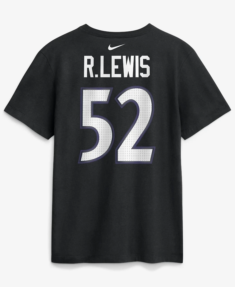 Nike Men's Baltimore Ravens Ray Lewis Crewneck Cotton T-Shirt
