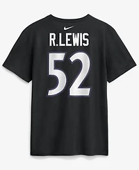 Nike Men's Baltimore Ravens Ray Lewis Crewneck Cotton T-Shirt