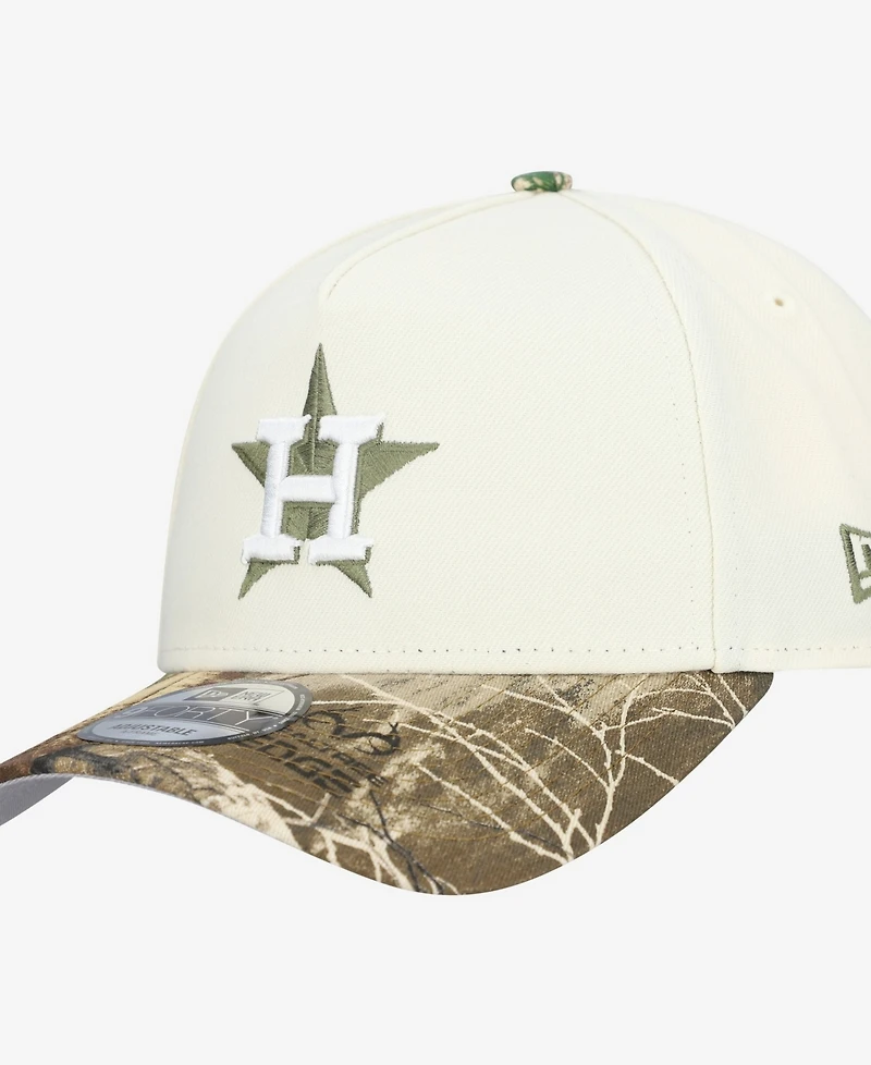 New Era Men's Khaki/Realtree Camo Houston Astros 9FORTY A-Frame Adjustable Hat