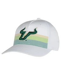 Ahead Men's and Women's White South Florida Bulls The Sideline Adjustable Hat