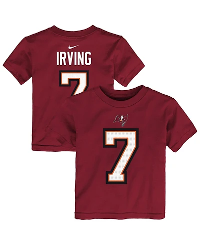 Nike Toddler Bucky Irving Red Tampa Bay Buccaneers Player Name & Number T-Shirt