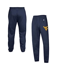 Champion Men's Navy West Virginia Mountaineers Powerblend Banded Fleece Sweatpants