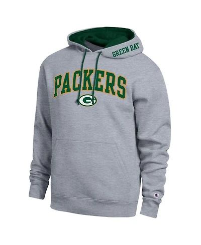 Champion Men's Green Bay Packers Classic-Fit Poly-Cotton Blend Pullover Hoodie