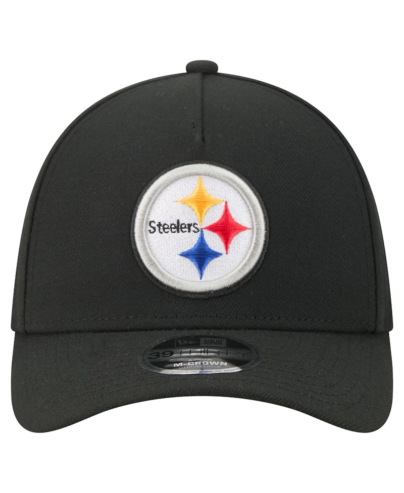 New Era Pittsburgh Steelers 39Thirty Stretch-Fit Baseball Cap