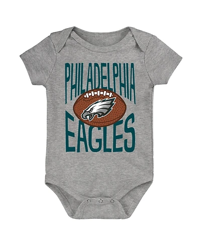 Outerstuff Baby Boys and Girls' For the Ball Philadelphia Eagles Short-Sleeve Bodysuit