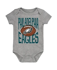 Outerstuff Baby Boys and Girls' For the Ball Philadelphia Eagles Short-Sleeve Bodysuit