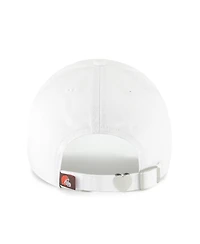 '47 Brand Women's White Cleveland Browns Trendy Script Clean Up Adjustable Hat