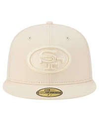 New Era Men's Cream San Francisco 49ers Color Pack 59FIFTY Fitted Hat