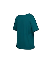 New Era Girls' 4-16 Philadelphia Eagles Flip-Sequin Boxy T-Shirt