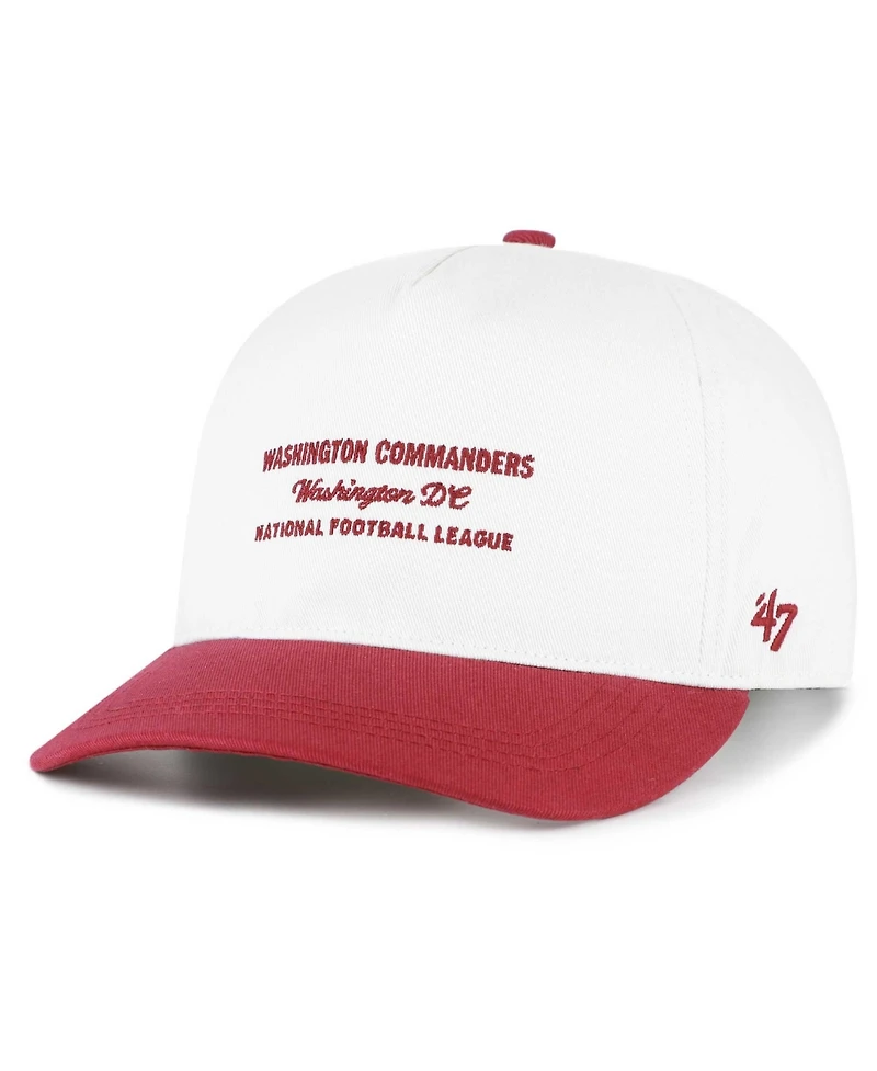 '47 Brand Washington Commanders Hitch Two-Tone Five-Panel Adjustable Men's Baseball Cap