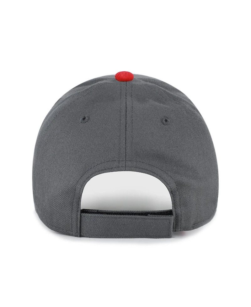'47 Brand Men's Charcoal Atlanta Falcons Split Block Mvp Adjustable Hat
