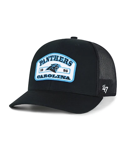 '47 Brand Men's Black Carolina Panthers Roadway Adjustable Trucker Hat