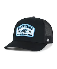 '47 Brand Men's Black Carolina Panthers Roadway Adjustable Trucker Hat