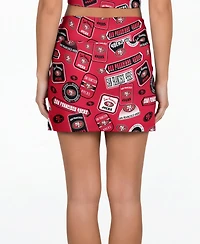 Concepts Sport Women's Scarlet San Francisco 49ers Grady Sleep Skort