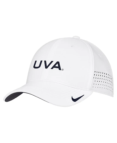 Nike Men's White Virginia Cavaliers 2026 On-Field AeroBill Swoosh Flex Dri-fit Hat
