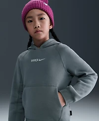 Nike Boys' 4-20 & Girls' 4-16 Air Raglan Hoodie Barcelona French Terry