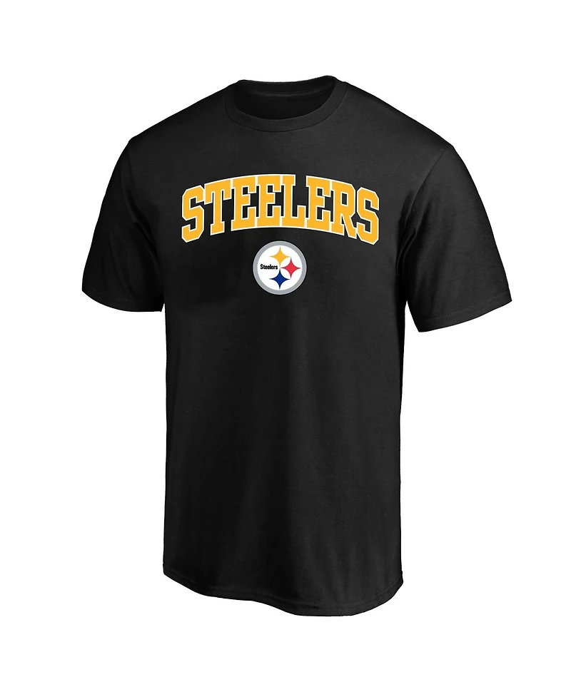 Fanatics Men's Big & Tall Pittsburgh Steelers Arch Logo Classic-Fit T-Shirt