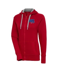 Antigua Women's Buffalo Bills Victory Full-Zip Heat-Sealed Graphics Hoodie