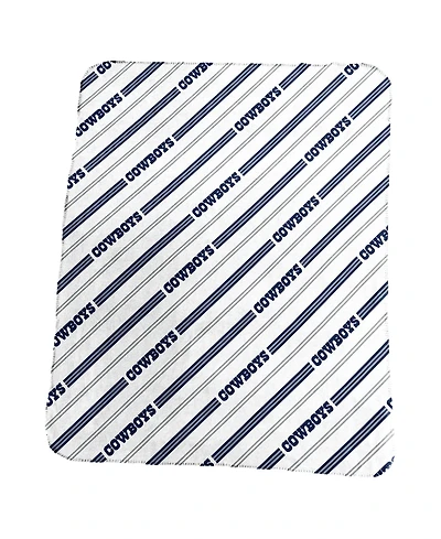Logo Brands Dallas Cowboys 50" x 60" Classic Vertical Stripe Fleece Throw Blanket