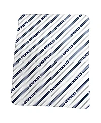 Logo Brands Dallas Cowboys 50" x 60" Classic Vertical Stripe Fleece Throw Blanket