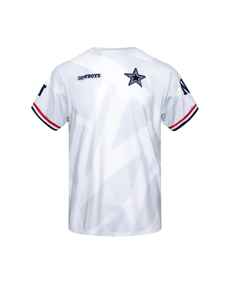 Dallas Cowboys Merchandise Boys' & Girls' 4-16 America's Team Fashion Soccer Top Crewneck Embroidered Applique Graphics T-Shirt
